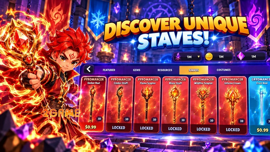 Wand Clash - Cơn sốt PVP mới nhất khiến game thủ đứng ngồi không yên